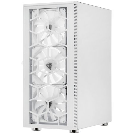 Компьютерный корпус Montech X3 Glass белый без БП ATX 3x140мм 2xUSB2.0 1xUSB3.0 audio bott PSU