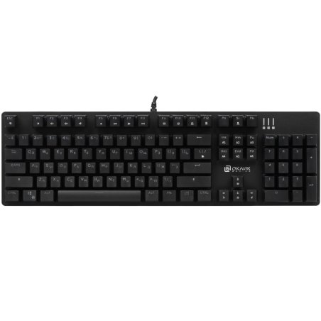 Клавиатура проводная Oklick 990 G2 (1875240), USB, черный