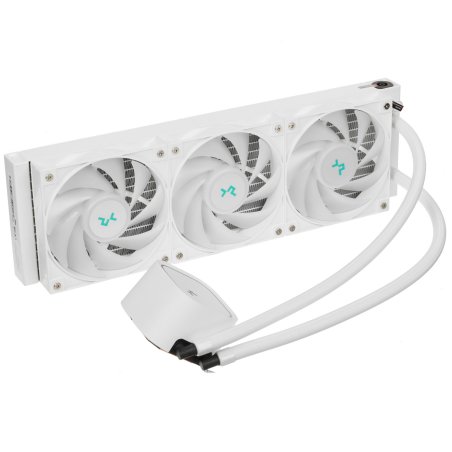 Система жидкостного охлаждения DEEPCOOL LT520 WH белый, 120 мм, алюминий/медь, 2250 об/мин, 32.9 дБ, 3 pin, 280 Вт