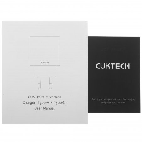 Сетевое зарядное устройство CUKTECH A19 EU 30W Wall Charger (Type-A+Type-C)