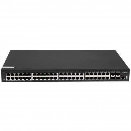 Коммутатор Cudy GS5048S4, 48×1 Гбит/с + 4×10 Гбит/с SFP+