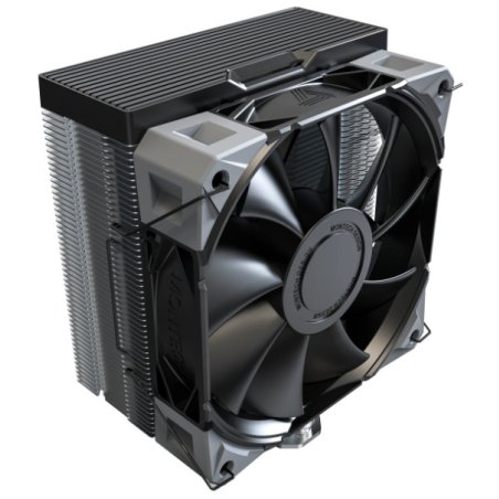 Устройство охлаждения(кулер) Montech NX400 Soc-AM5/AM4/1200/1700/1851 черный 4-pin 34.17dB Al+Cu 220W Ret (NX400BK)