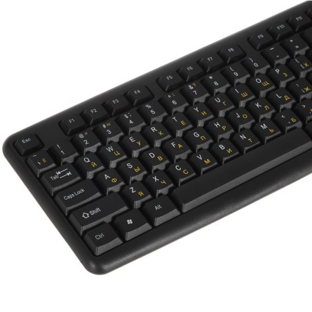 Клавиатура проводная Gembird KB-8320UXL-BL, USB, черный