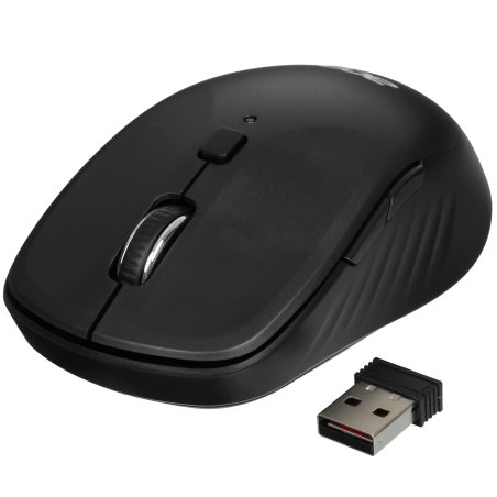 Мышь беспроводная Acer OMR300 черный, 1600 dpi, радиоканал, USB, кнопки - 6