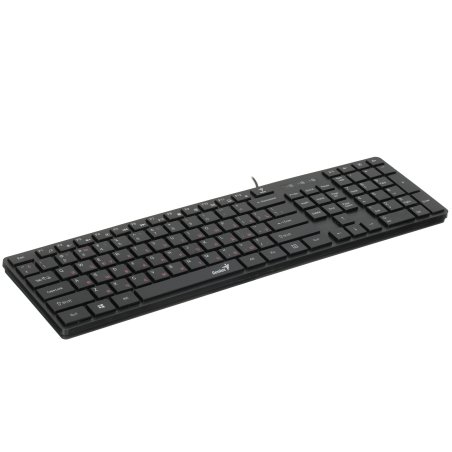 Клавиатура проводная Genius SlimStar 126 wired keyboard белый color (12 Multimedia Function Keys and 4 dedicated Hotkeys for Quick Coммands, Ultra-Slim Keycaps)