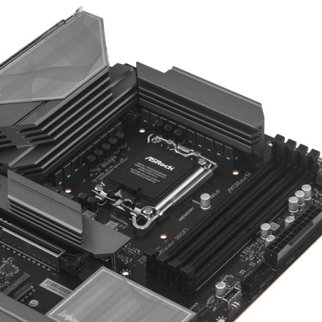 Материнская плата ASRock Z890 LiveMixer WiFi, LGA 1851, Intel Z890, 4xDDR5, 4xSATA, 4xM.2, 1xPCIe 5.0 x16, 2xPCIe 4.0 x16, 2xUSB-C Thunderbolt 4, 10xUSB-A 3.2 Gen 1, 2xUSB-A 3.2 Gen 2, 1xHDMI, 1x2.5Gb LAN, 5x3.5 мм, 7.1, ATX