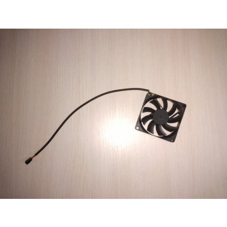 Вентилятор для корпуса Gembird D8015BM-3 черный, 80 мм, 2600 об/мин, 27 дБ, 3 pin