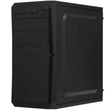 Компьютерный корпус ExeGate EX284023RUS Minitower BA-202 Black, mATX, <AA500, 80мм>, 2*USB, Audio