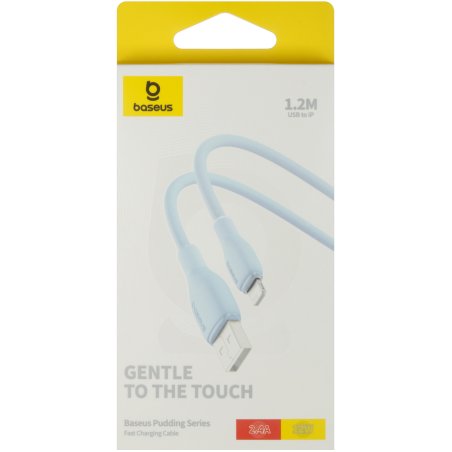 Baseus Pudding Series Fast Charging Cable USB to iP 2.4A 1.2m Galaxy Blue