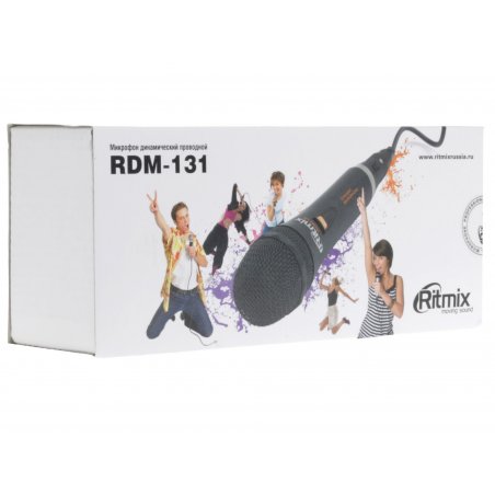 Микрофон Ritmix RWM-101 черный