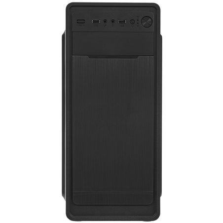 Компьютерный корпус Miditower ExeGate XP-332 Black, ATX, (XP350, Black,120мм), 2*USB, Audio