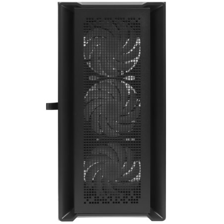 Компьютерный корпус Powercase ByteFlow Micro White, Tempered Glass, 4х 120мм ARGb fans, ARGb HUB, белый, mATX (CAMBFW-A4)