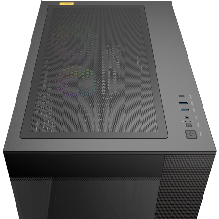 Корпус Ocypus Delta C74 ARGB Black, Midi-Tower, чёрный, 2 x 120 мм