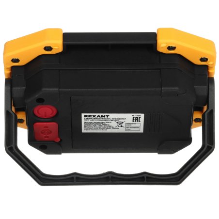 Прожектор заряжаемый NEW AGE 18650х2 с мощным светом Rexant 50%, 100%, Powerbank, противоударный корпус, кабель USB