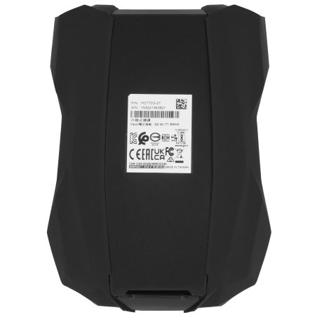 Внешний HDD 2.5" ADATA HD770G, 2TB, USB 3.2 Gen 1 Type-A, 5400 rpm, черный