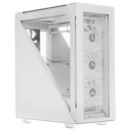 Компьютерный корпус Thermaltake Divider 500 TG Snow ARGb CA-1T4-00M6WN-01 White/Win/SPCC/Tempered Glass*4/120мм ARGb Fan*3/120мм Standard Fan*1 (527897)