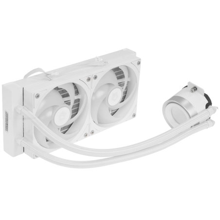 Система водяного охлаждения ID-Cooling FX240 Inf ARGb Soc-AM5/AM4/1200/1700/1851 белый 4-pin 27.2dB Al+Cu 300W Ret (FX240 INF белый)