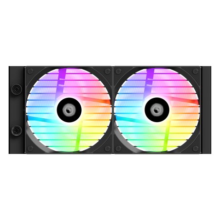 Система водяного охлаждения ID-Cooling FX240 LCD (Soc 1851/1700/1200/115X/AM5/AM4, 2x120мм fan, 2000rpm, 27.2 дБ, 300W, PWM 4-pin/5V 3Pin ARGb,Cop) (FX240 LCD)