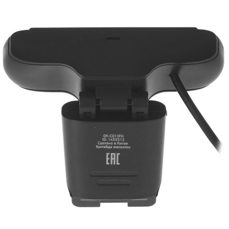 Веб-камера Oklick/Оклик OK-C013FH черный 2Mpix (1920x1080) USB2.0 с микрофоном