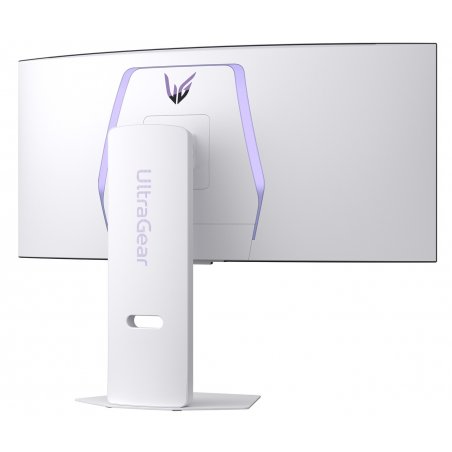 Монитор 39" LG UltraGear 39GX90SA-W OLED 3440x1440, 240 Гц, 0.03 мс, 21:9, 1300 кд/м² (пиковая), 2×HDMI 2.1, DP 1.4, USB-C (65 Вт PD), 3.5 Jack, динамики (2×7 Вт), DisplayHDR True Black 400, FreeSync Premium, G-Sync Compatible, изогнутый (800R), белый