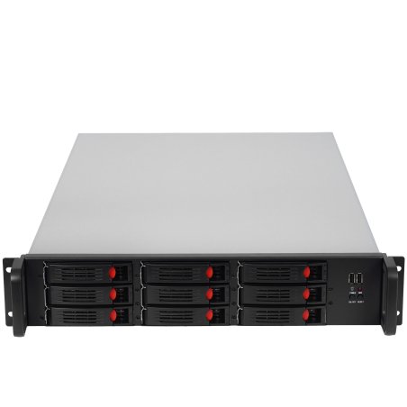 Серверный корпус ExeGate Pro 2U650-HS09 (RM 19", высота 2U, глубина 650, БП 2U-920ADS, 9xHotSwap, 2*USB)