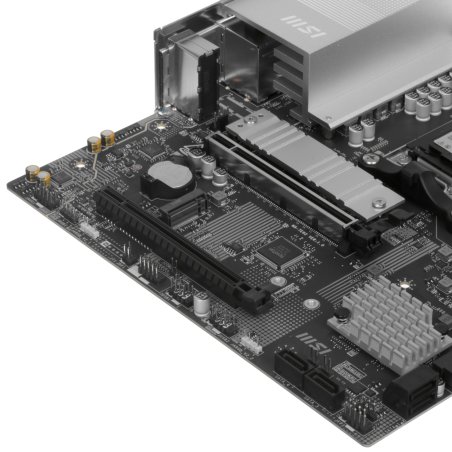 Материнская плата MSI PRO B850M-G, AM5, AMD B850, 2xDDR5, 4xSATA, 2xM.2, 1xPCIe 5.0 x16, 1xPCIe 4.0 x4, 1xDP, 1xHDMI, 1x5Gb LAN, 1xUSB-C 5Gbps, 3xUSB-A 5Gbps, 2xUSB-A 2.0, 3x3.5 мм, 7.1, mATX