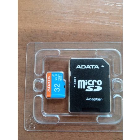 Флеш карта microSD 32Gb ADATA microSDHC Class 10 UHS-I A1 100/20 MB/s (SD адаптер)