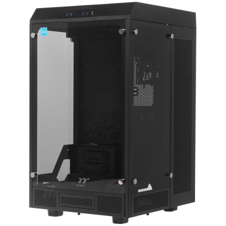 Компьютерный корпус Thermaltake The Tower 100 черный без БП ATX 2x120мм 2xUSB 3.0 1xUSB3.1 audio bott PSU