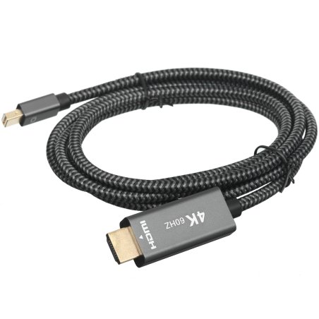 Кабель miniDisplayPort M-> HDMI M 4K@60Hz 1.8m Telecom,оплетка (TA562M-1.8M)