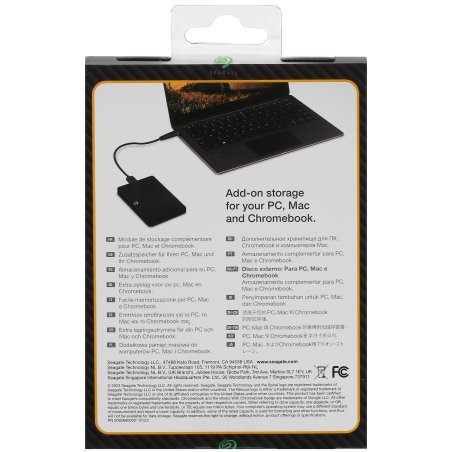 Внешний HDD 2.5" Seagate Expansion, 1TB, USB 3.2 Gen 1 Type-A, 5400 rpm, черный