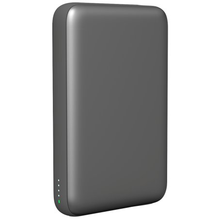 Мобильный аккумулятор Magssory PBN013m 10000mAh QC/PD 15W 3A USB-C беспров.зар. серый