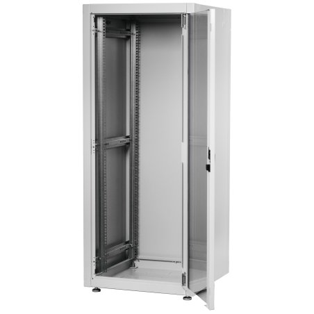 Шкаф телекоммуникационный напольный ЭКОНОМ 30U (600 × 600) дверь стекло, дверь металл