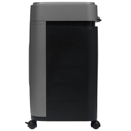 Шредер Heleos АП23-5 серый/серебристый с автоподачей (секр.P-5) фрагменты 145лист. 23лтр. скрепки скобы пл.карты