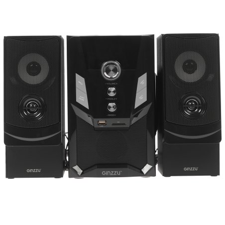 Акустическая система 2.1, 50W/BT/USB/SD/FM/ДУ Ginzzu GM-415