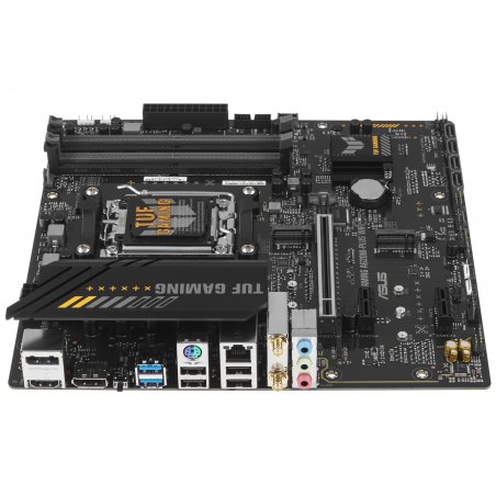 Материнская плата ASUS TUF GAMING A620M-PLUS, AM5, AMD A620, 4xDDR5, 4xSATA, 2xM.2, 1xPCIe 4.0 x16, 2xPCIe x1, DisplayPort, HDMI, 1x2.5Gb LAN, 6xUSB, 3x3.5 мм, 7.1, microATX