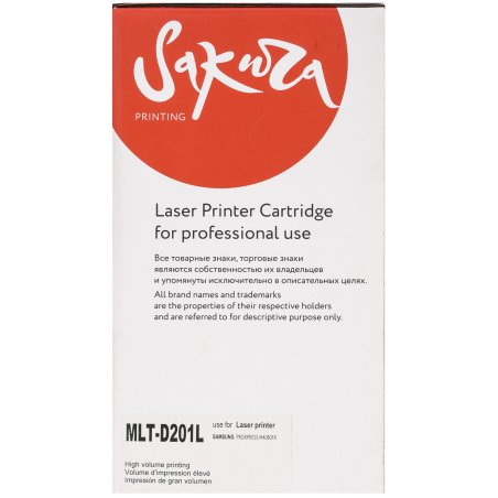 Картридж лазерный Sakura MLTD201L для SAMSUNG M4030N, M4080FX, черный, 20 000 к.