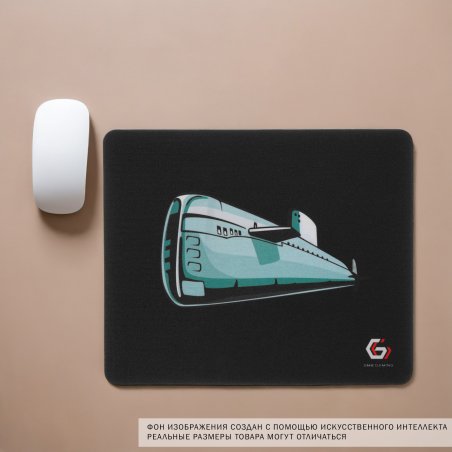 Коврик Gembird MP-GAME7 рисунок- "подводная лодка", Коврик для мыши, размеры 250x200x3мм