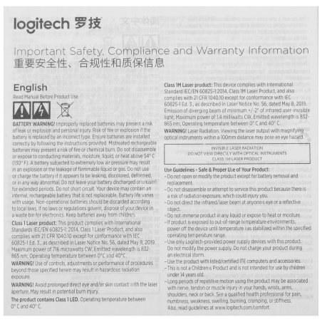 Мышь беспроводная Logitech M190 черный/красный, 1000 dpi, радиоканал, USB, кнопки - 3