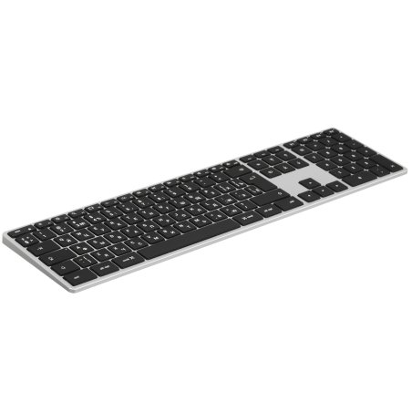 Клавиатура беспроводная Satechi Slim X3 Bluetooth Backlit Keyboard, Bluetooth, Серебристый ST-BTSX3S-RU