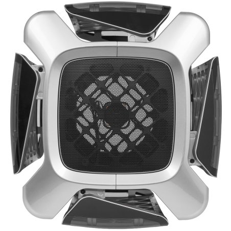 Компьютерный корпус без блока питания Geometric Future Model 2 The Ark, Midi-Tower, TG, no fans, 3xUSB-A 3.0, 1xUSB 3.2 Type-C, mATX, mITX Gray