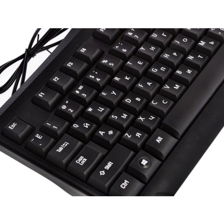 Клавиатура проводная Oklick 170M черный USB (855272)