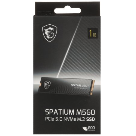 Накопитель SSD PCIE 5.0 NVME M.2 1Tb SPATIUM M560 1Tb MSI