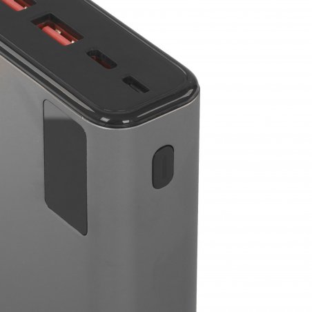 Портативный аккумулятор Cactus CS-PBFSFA-20000 20000mAh 4.5A 2xUSB-A/USB-C серый