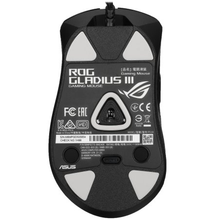 Мышь проводная ASUS ROG Gladius III черный, 19000 dpi, USB, кнопки - 6