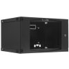 Шкаф настенный Lanmaster Next TWT-CBWNG-6U-6X4-BK 6U 550x450 мм пер. дв. стекл съемные бок. пан. 60 кг черный