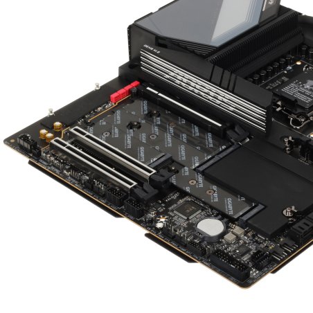 Материнская плата Gigabyte Z790 AORUS ELITE AX, LGA 1700, Intel Z790, 4xDDR5, 6xSATA, 4xM.2, 1xPCI-E 5.0 x16, 1xPCI-E 3.0 x4, 1xDP, 1xHDMI, 1x 2.5Gb LAN, 2xUSB-A 2.0, 3xUSB-A 3.2 Gen 1, 2xUSB-A 3.2 Gen 2, 1xUSB-C 3.2 Gen 2x2, 7.1, ATX