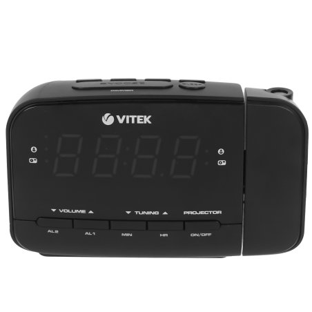 Радиочасы Vitek VT-6611(BK) FM 87,5-108,0 МГц, AM 522-1620 KГц.Размер дисплея	0,9 дюйм.