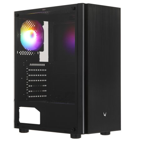 Компьютерный корпус AeroCool / Formula CL-3302B RGb черный без БП ATX 2xUSB 2.0 1xUSB 3.0 audio bott PSU