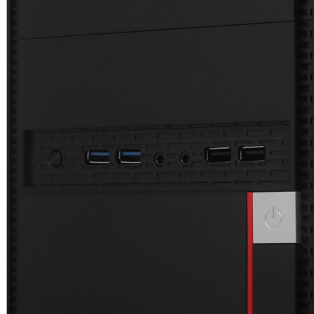 Компьютерный корпус Minitower ExeGate BA-204U (mATX, без БП, 2*USB+2*USB 3.0, аудио, черный)