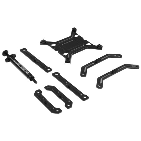 Кулер для процессора ID-COOLING IS-53-XT BLACK LGA1851/1700/1200/115X/AM5/AM4 низкопрофильный высота 53мм (24шт/кор, TDP 120W, PWM, 4 тепл.трубок / медная база, FAN 92мм, черный) BOX